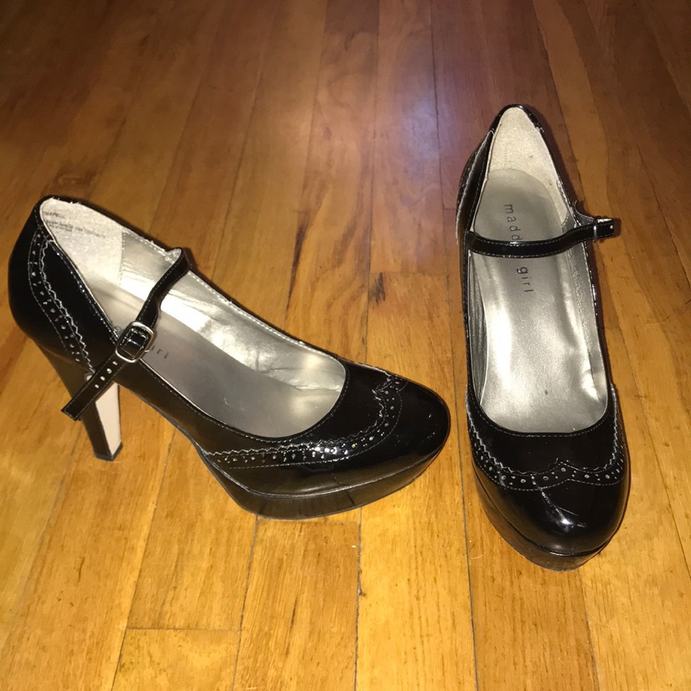 Black MaryJane Heels